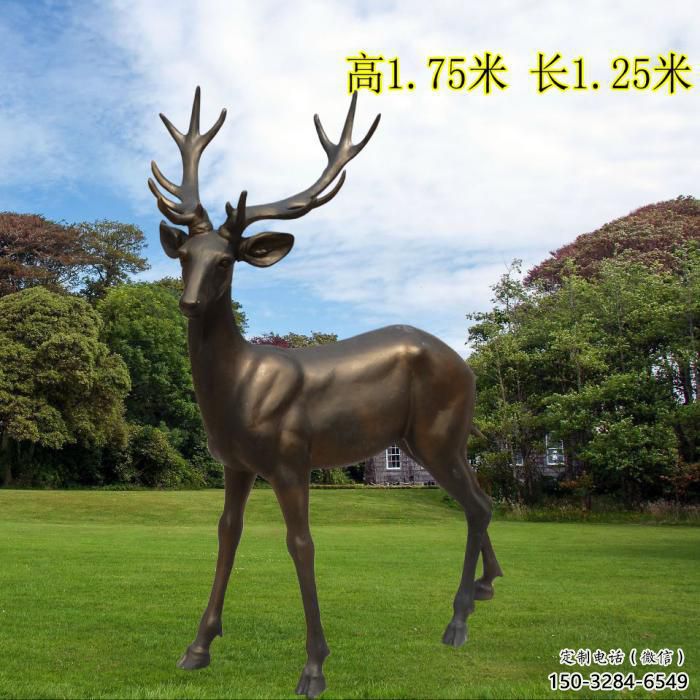 定制小鹿雕塑小品 商業(yè)街廣場(chǎng)雕塑 古銅色擺件 定制小鹿雕塑小品 商業(yè)街廣場(chǎng)雕塑 古銅色擺件