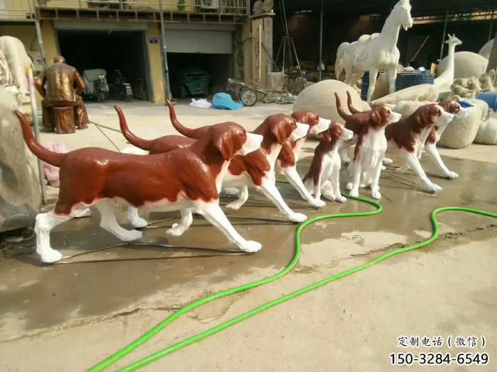 玻璃鋼仿真小狗雕塑 店門口園林雕塑 動(dòng)物小品 玻璃鋼仿真小狗雕塑 店門口園林雕塑 動(dòng)物小品