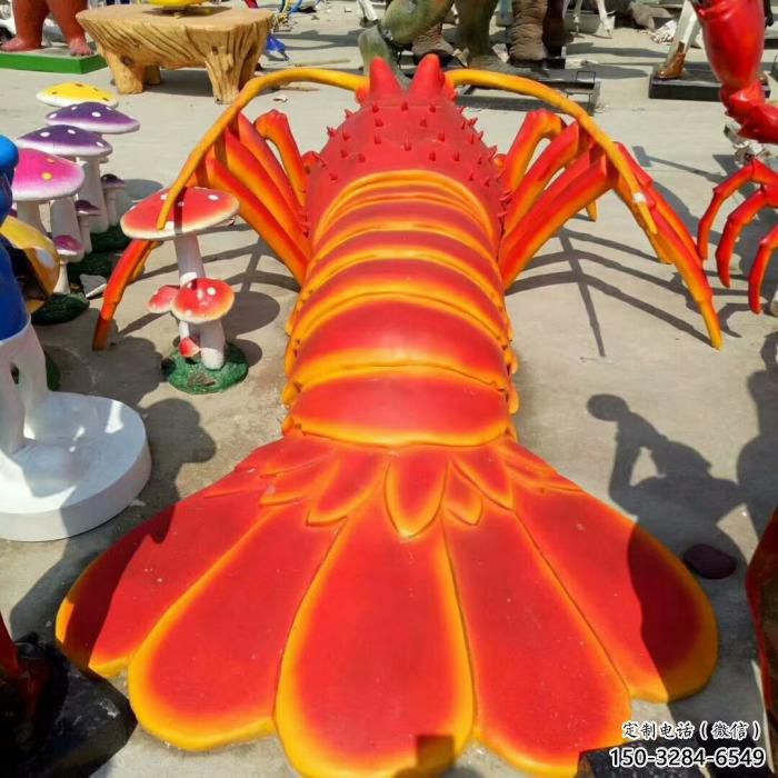 玻璃鋼創(chuàng)意龍蝦雕塑 步行街店門口雕塑 動物小品 玻璃鋼創(chuàng)意龍蝦雕塑 步行街店門口雕塑 動物小品