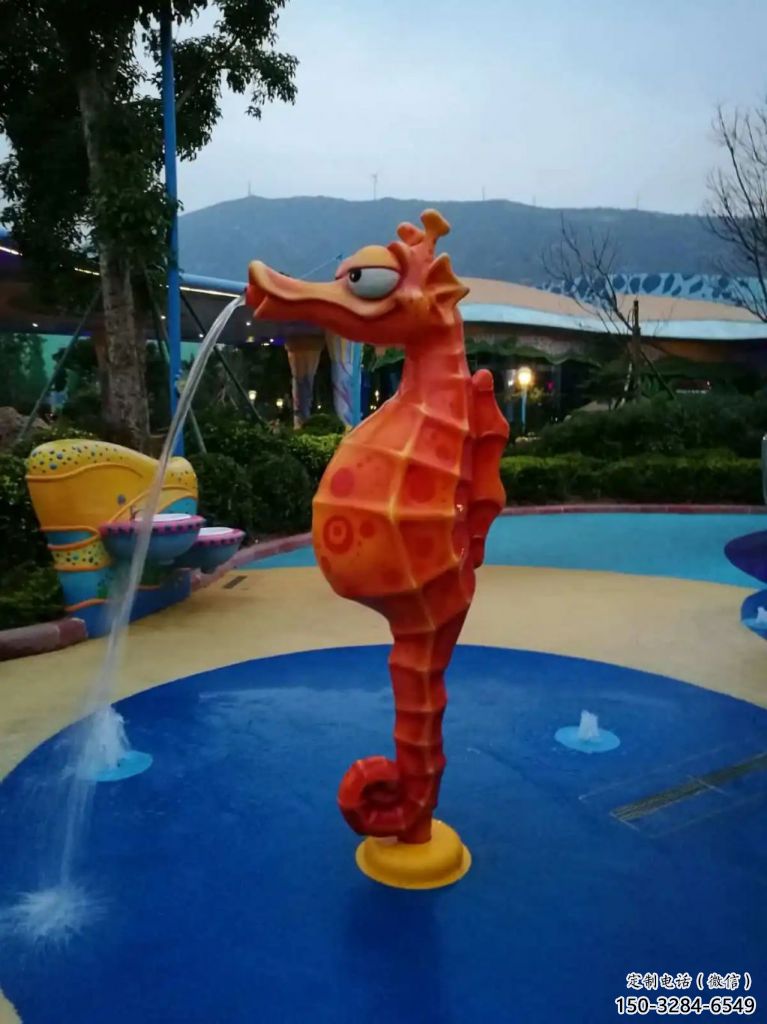 創(chuàng)意玻璃鋼海馬雕塑 步行街店門口雕塑 影視劇小品 創(chuàng)意玻璃鋼海馬雕塑 步行街店門口雕塑 影視劇小品