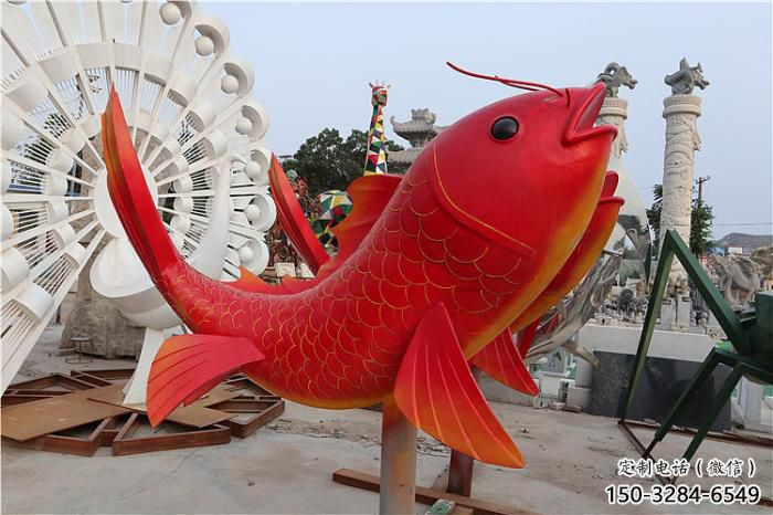 廣場(chǎng)玻璃鋼金魚雕塑 公園仿真雕塑 抽象擺件 廣場(chǎng)玻璃鋼金魚雕塑 公園仿真雕塑 抽象擺件