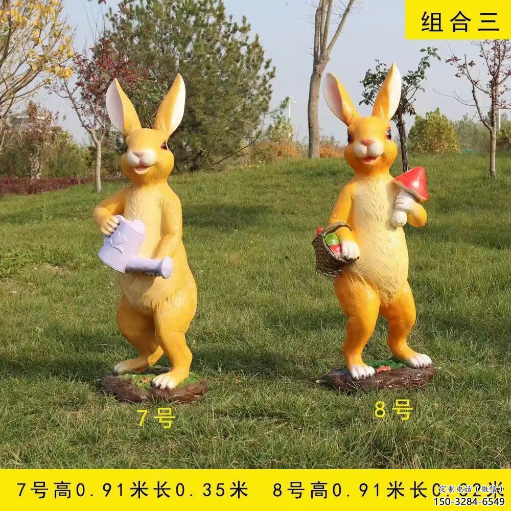 風(fēng)景區(qū)玻璃鋼兔子雕塑 售樓處廣場(chǎng)雕塑 仿古擺件 風(fēng)景區(qū)玻璃鋼兔子雕塑 售樓處廣場(chǎng)雕塑 仿古擺件