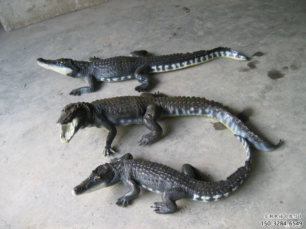庭院玻璃鋼鱷魚雕塑 城市古銅色雕塑 動(dòng)物小品 庭院玻璃鋼鱷魚雕塑 城市古銅色雕塑 動(dòng)物小品