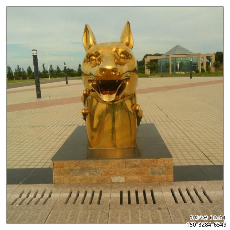不銹鋼生肖雕塑,鍍鈦工藝,公園廣場戶外擺放 (4) 不銹鋼生肖雕塑,鍍鈦工藝,公園廣場戶外擺放 (4)