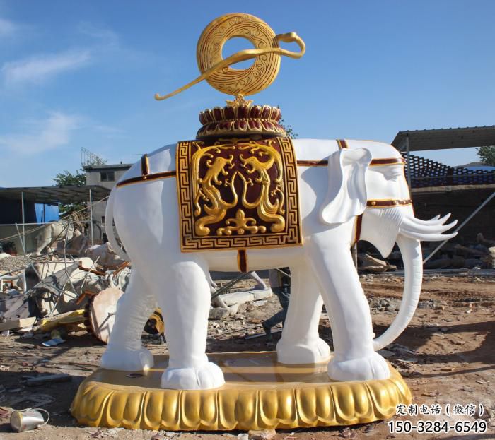 酒店小象雕塑，迪士尼主題，噴漆工藝