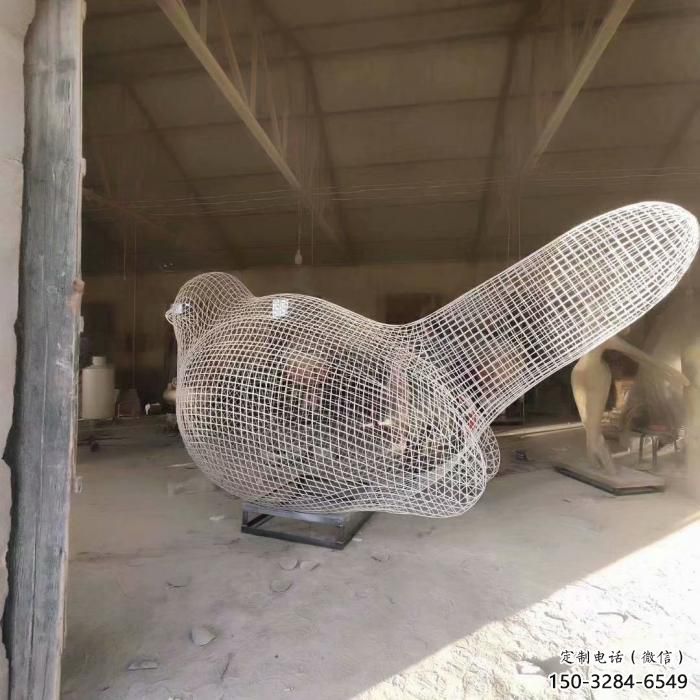 庭院鳥類雕塑,動物小品,網(wǎng)格工藝 庭院鳥類雕塑,動物小品,網(wǎng)格工藝
