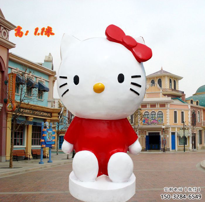 庭院小貓雕塑,現代小品,彩繪工藝 庭院小貓雕塑,現代小品,彩繪工藝