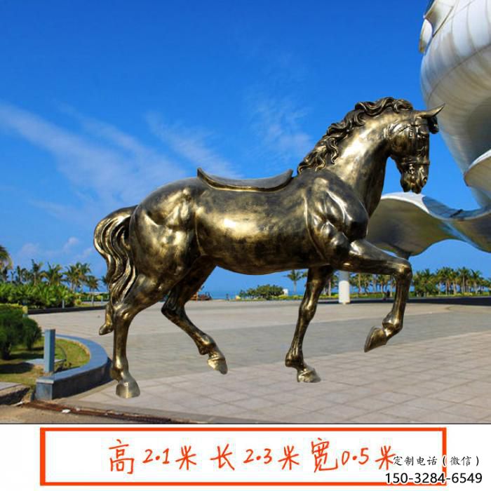 農(nóng)村小馬雕塑，動物題材，仿真工藝