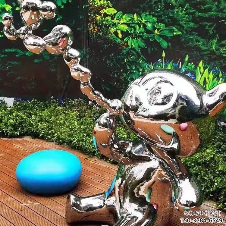 庭院貓咪雕塑，鍍金歐式雕塑，網(wǎng)格形式
