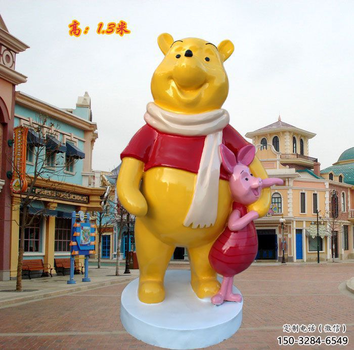 室內(nèi)維尼熊雕塑,拉絲海洋雕塑,抽象效果 室內(nèi)維尼熊雕塑,拉絲海洋雕塑,抽象效果
