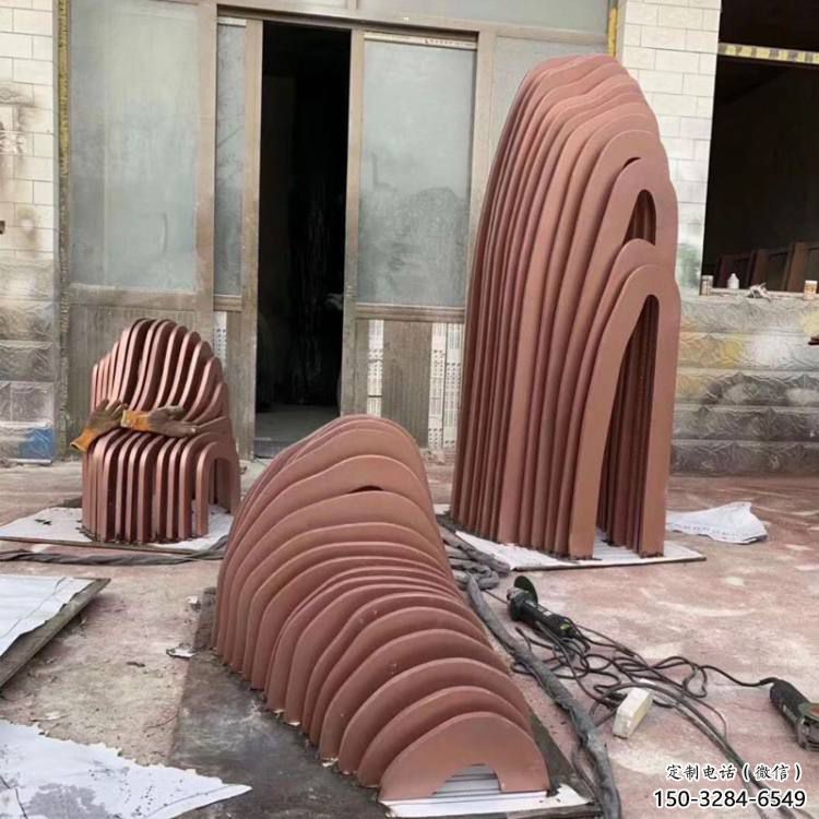 幼兒園假山雕塑，鐵藝文化雕塑，鑄造制作