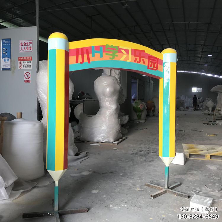 步行街鉛筆雕塑 游樂(lè)場(chǎng)景觀小品 鑄造雕塑 步行街鉛筆雕塑 游樂(lè)場(chǎng)景觀小品 鑄造雕塑