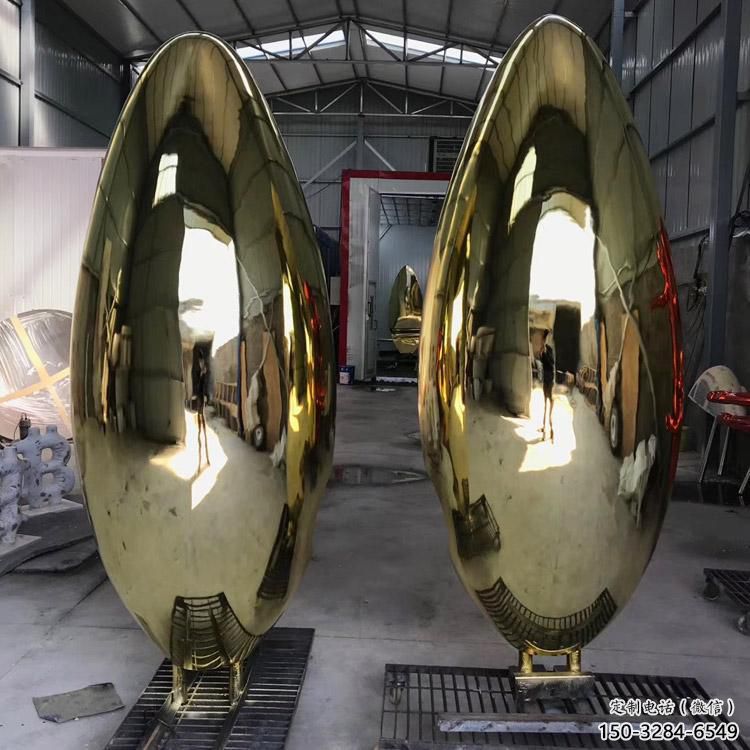 大型雞蛋雕塑 鍛造發(fā)光小品 房地產雕塑