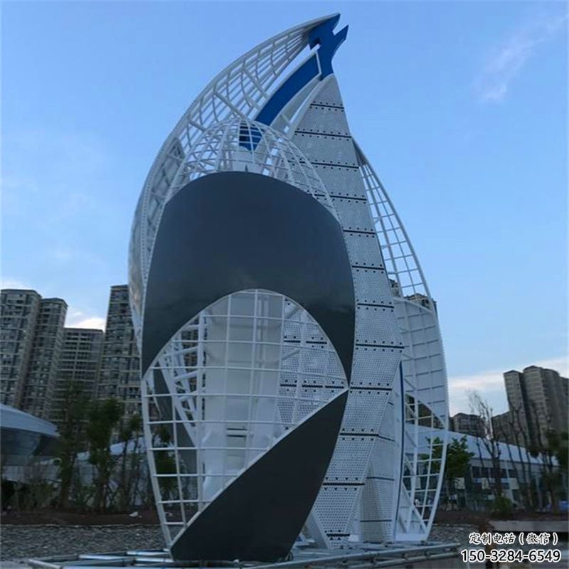 大型帆船雕塑,鍍銅景觀雕塑,鏡面工藝 大型帆船雕塑,鍍銅景觀雕塑,鏡面工藝
