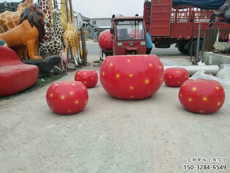商業街凳子雕塑 烤漆擺件 彩繪雕塑 商業街凳子雕塑 烤漆擺件 彩繪雕塑