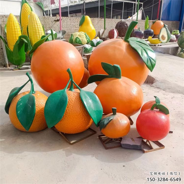 創(chuàng)意橙子雕塑 啞光景觀水果雕塑 公園雕塑 創(chuàng)意橙子雕塑 啞光景觀水果雕塑 公園雕塑