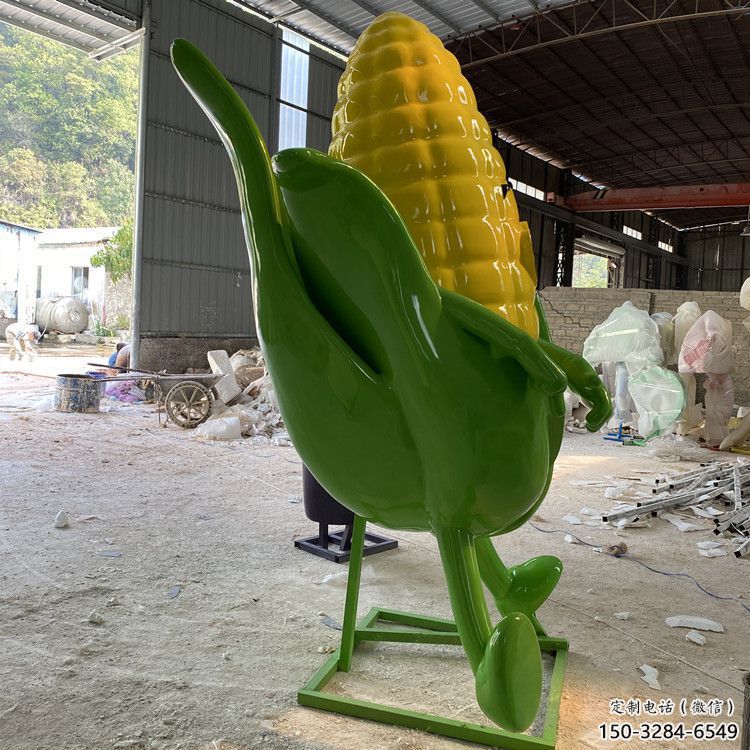 城市玉米雕塑 風景區(qū)彩繪雕塑 抽象擺件 城市玉米雕塑 風景區(qū)彩繪雕塑 抽象擺件