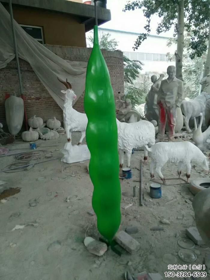 大型豆角雕塑 門(mén)口創(chuàng)意雕塑 售樓處小品 大型豆角雕塑 門(mén)口創(chuàng)意雕塑 售樓處小品