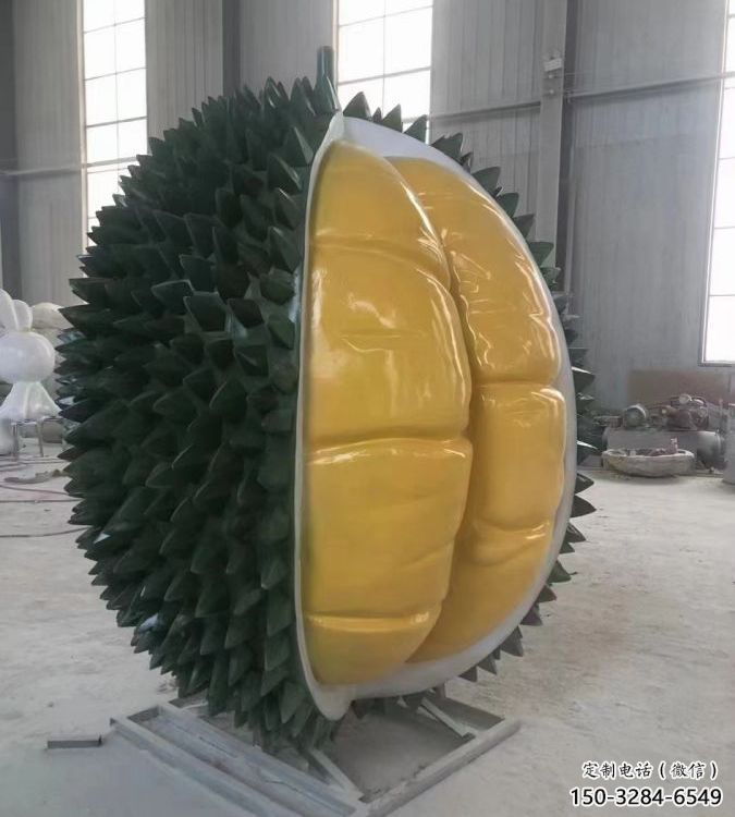 景觀(guān)榴蓮雕塑 彩繪剪紙果蔬雕塑 校園水果雕塑 景觀(guān)榴蓮雕塑 彩繪剪紙果蔬雕塑 校園水果雕塑