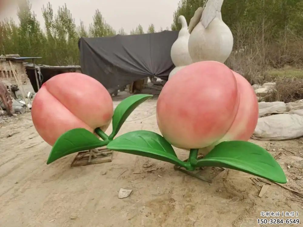 步行街桃子雕塑 游樂(lè)場(chǎng)果蔬雕塑 鑄造水果雕塑 步行街桃子雕塑 游樂(lè)場(chǎng)果蔬雕塑 鑄造水果雕塑