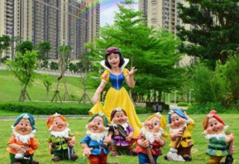 公園白雪公主雕塑 戶外卡通雕塑 抽象動(dòng)漫雕塑