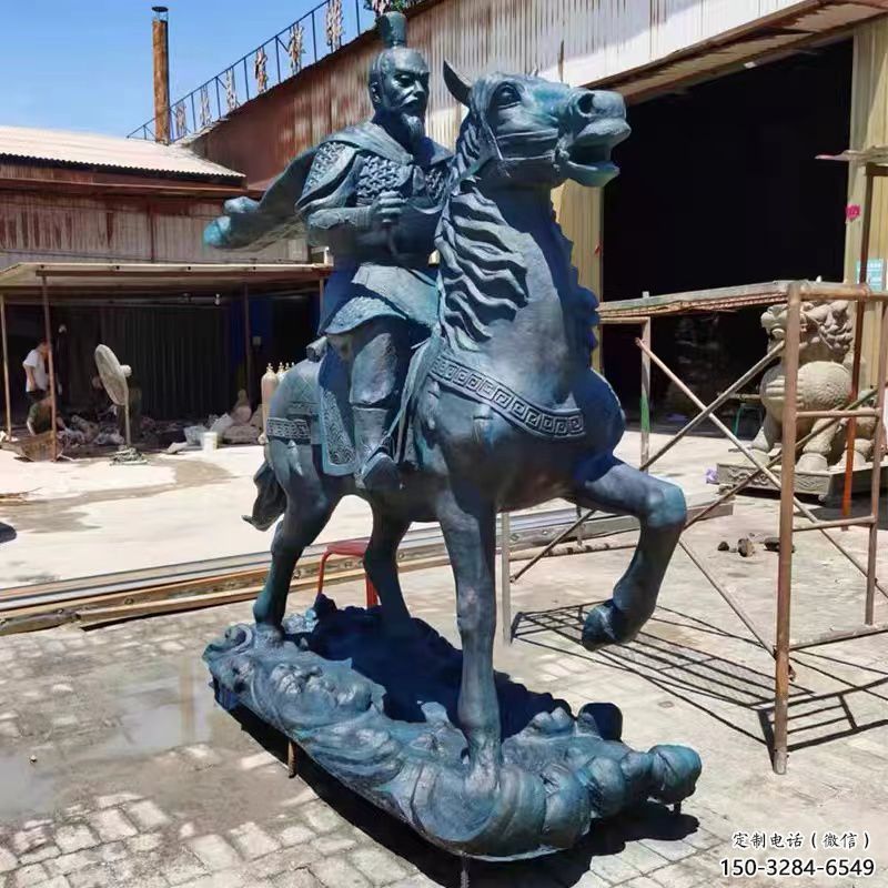 騎馬岳飛雕塑 景觀校園名人雕塑 商業(yè)街肖像雕塑 騎馬岳飛雕塑 景觀校園名人雕塑 商業(yè)街肖像雕塑