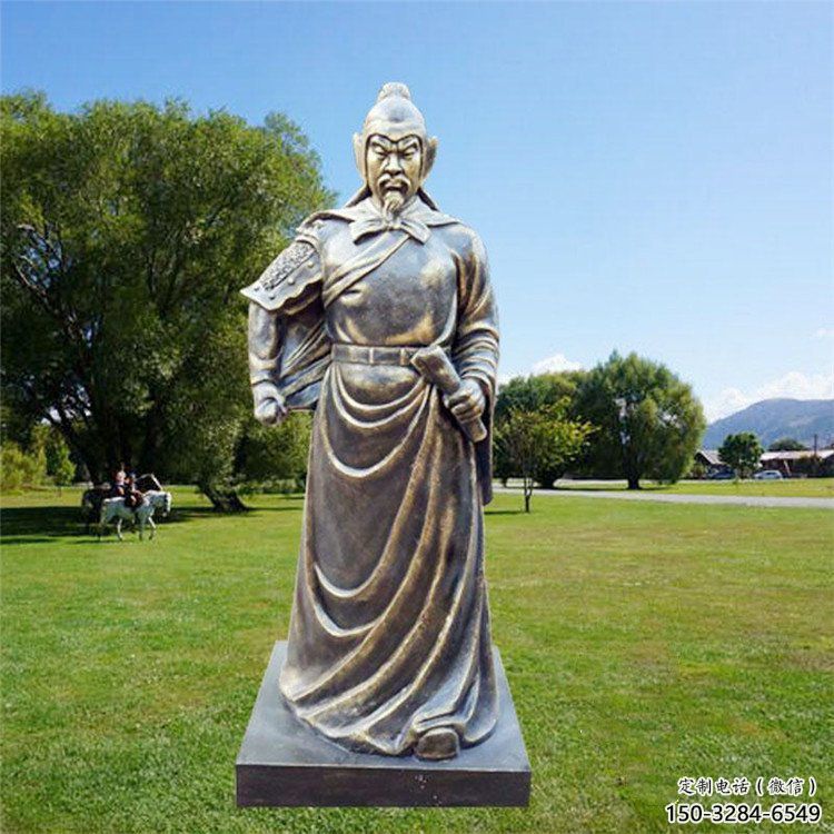 岳飛雕塑 懸空餐飲店名人雕塑 商業(yè)街肖像雕塑 岳飛雕塑 懸空餐飲店名人雕塑 商業(yè)街肖像雕塑