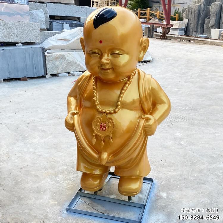 創(chuàng)意小和尚雕塑 鑄銅兒童雕塑 公園肖像雕塑 創(chuàng)意小和尚雕塑 鑄銅兒童雕塑 公園肖像雕塑