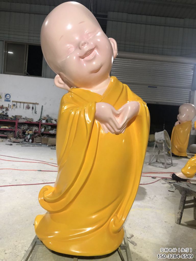 烤漆小和尚雕塑 鑄銅兒童雕塑 室內(nèi)肖像雕塑 烤漆小和尚雕塑 鑄銅兒童雕塑 室內(nèi)肖像雕塑