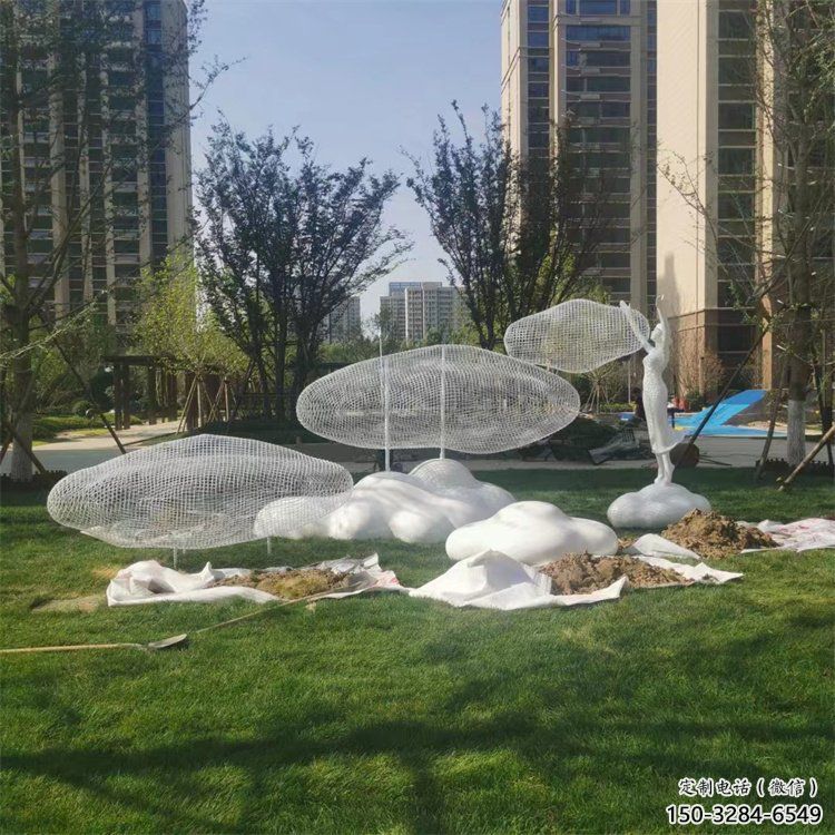 燈光云梯雕塑 景觀梯子雕塑 商業(yè)街云朵雕塑 燈光云梯雕塑 景觀梯子雕塑 商業(yè)街云朵雕塑