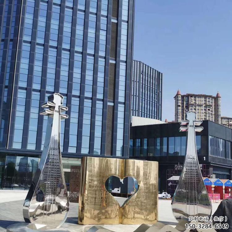 歐式薩克斯雕塑 抽象希望樂(lè)器雕塑 景觀西方樂(lè)隊(duì)雕塑