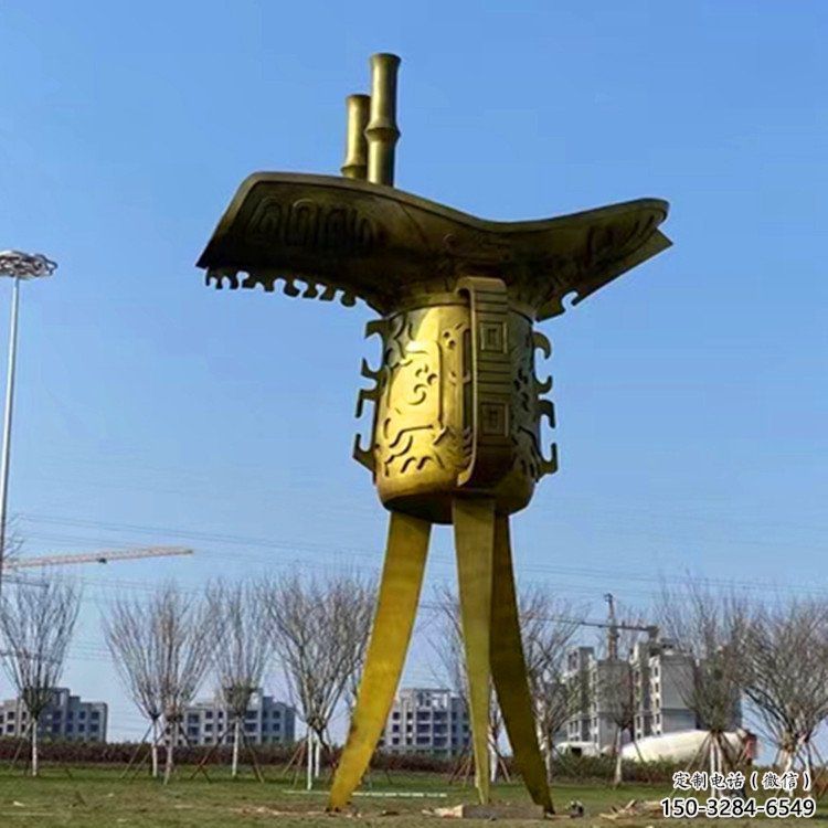 現代酒尊雕塑 大型別墅區酒尊杯雕塑 彩繪酒器雕塑 現代酒尊雕塑 大型別墅區酒尊杯雕塑 彩繪酒器雕塑