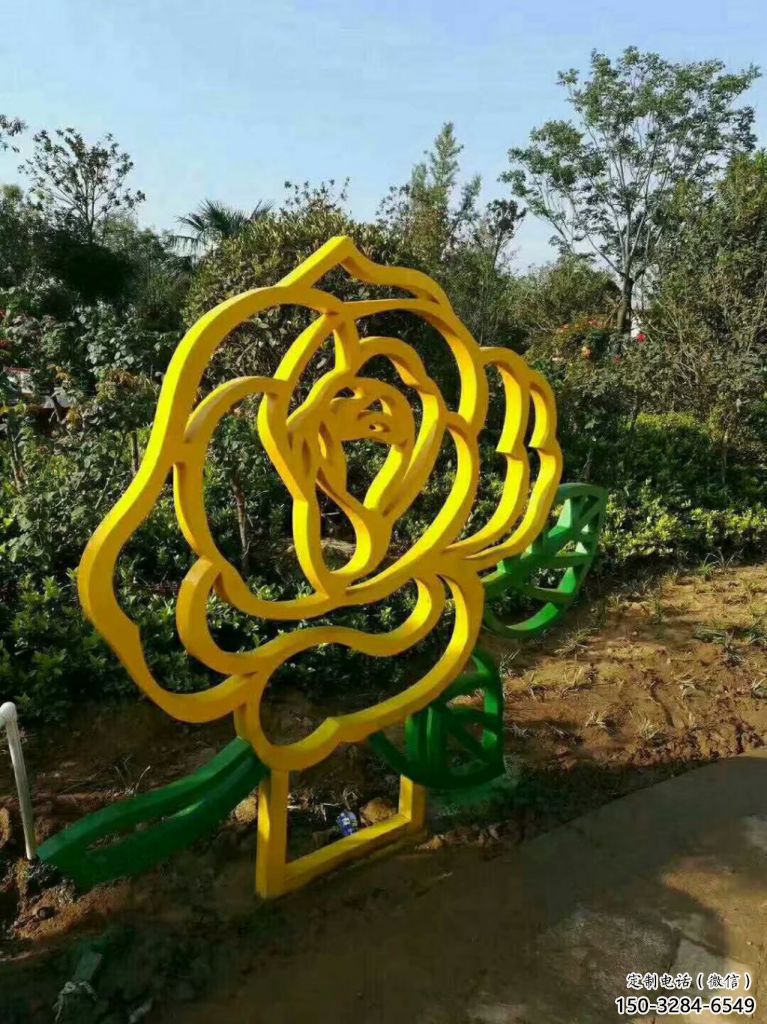 房地產(chǎn)月季花雕塑 剪影花卉雕塑 鍛造花朵雕塑 房地產(chǎn)月季花雕塑 剪影花卉雕塑 鍛造花朵雕塑