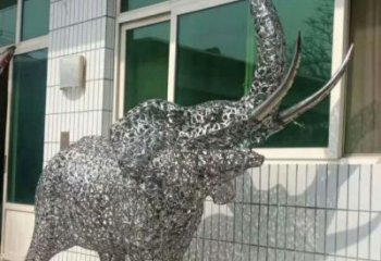 大象雕塑通用，街頭雕塑，鏤空大象雕塑標準