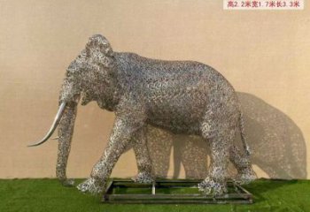 大象雕塑選定，景觀雕塑，景觀鏤空大象雕塑生產商