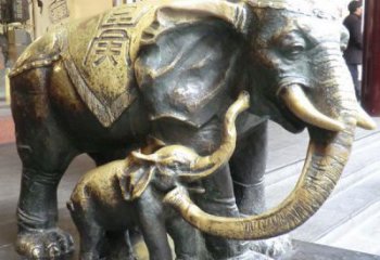 景觀大象雕塑生產(chǎn)，金屬構(gòu)件，銅大象雕塑通用