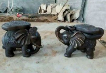 藝術(shù)大象雕塑優(yōu)選，城市裝飾，銅大象雕塑訂做