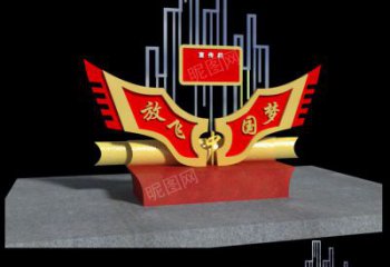 景觀中國夢雕塑廠，紅色黨建主題，宣傳紀念雕塑