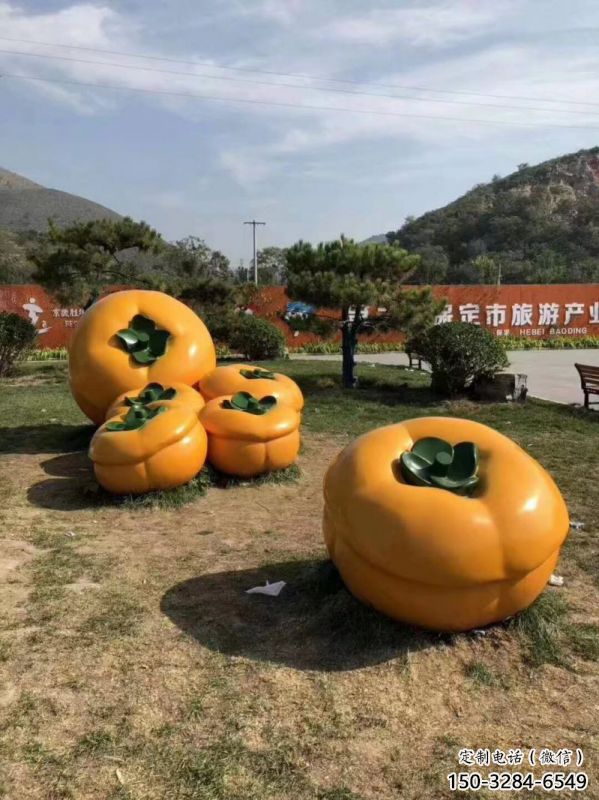 果籃雕塑供應(yīng),圓雕體系,景觀柿子果籃雕塑展品 果籃雕塑供應(yīng),圓雕體系,景觀柿子果籃雕塑展品