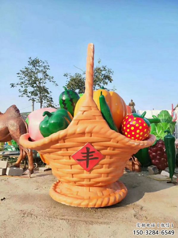 庭院果籃雕塑定做,廣場(chǎng)雕塑,水果果籃雕塑提供 庭院果籃雕塑定做,廣場(chǎng)雕塑,水果果籃雕塑提供