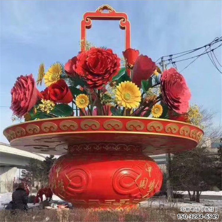花籃雕塑素材，廣場系列，景觀花籃雕塑標(biāo)準(zhǔn)