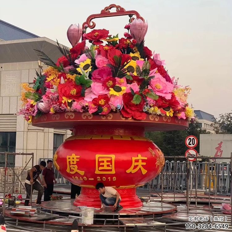 軟裝花籃雕塑提供，金屬構(gòu)件，景區(qū)花籃雕塑優(yōu)價(jià)