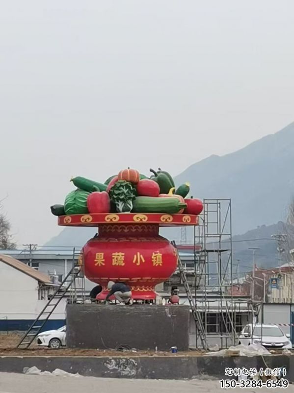 花籃雕塑點擊，景觀雕塑，旅游區(qū)花籃雕塑制作