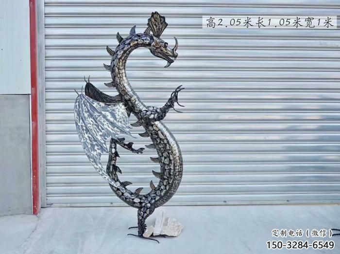 城市恐龍雕塑標準，金屬制作，景觀鐵藝恐龍雕塑優價