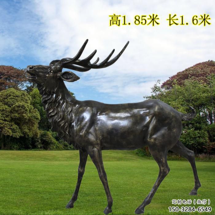 小鹿雕塑供求，景區案例，景觀仿銅小鹿雕塑精選