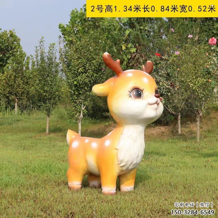 小鹿雕塑定價(jià),彩繪工藝,卡通小鹿雕塑制作 小鹿雕塑定價(jià),彩繪工藝,卡通小鹿雕塑制作