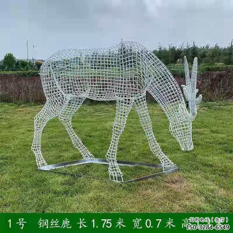 現(xiàn)代梅花鹿雕塑承接，歐式風(fēng)格，廣場(chǎng)燈光梅花鹿雕塑精選