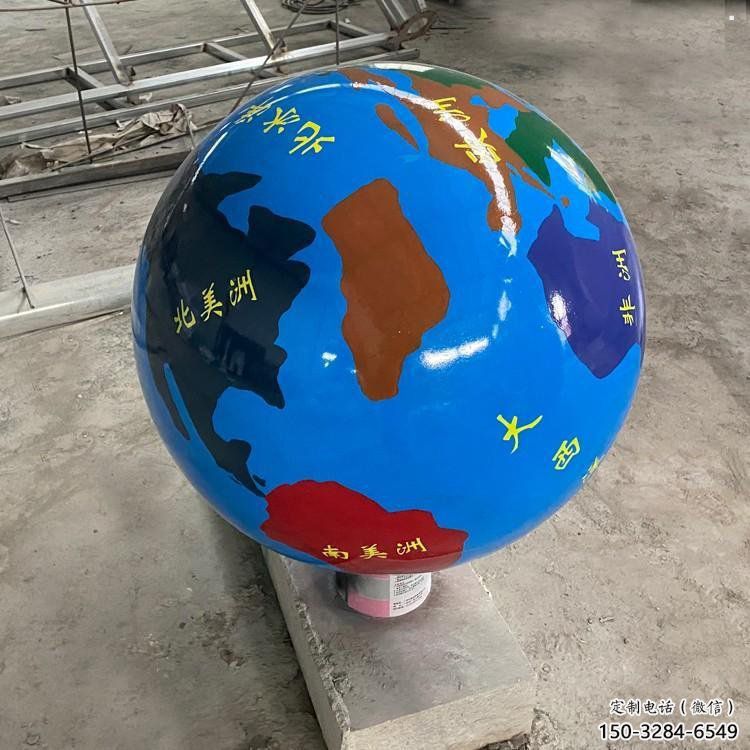 地球雕塑承接，廣場系列，主題不銹鋼地球雕塑標準
