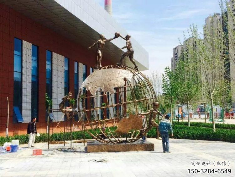 地球儀雕塑精選,歐式風格,藝術地球儀人物雕塑指用 地球儀雕塑精選,歐式風格,藝術地球儀人物雕塑指用