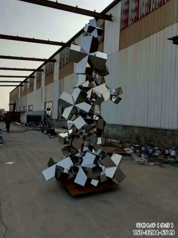 庭院景觀石雕塑，鍍金歐式雕塑，網格形式